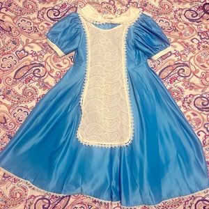 Gorgeous Alice and Wonderland Costume Girls Size 12 by Trish Scully